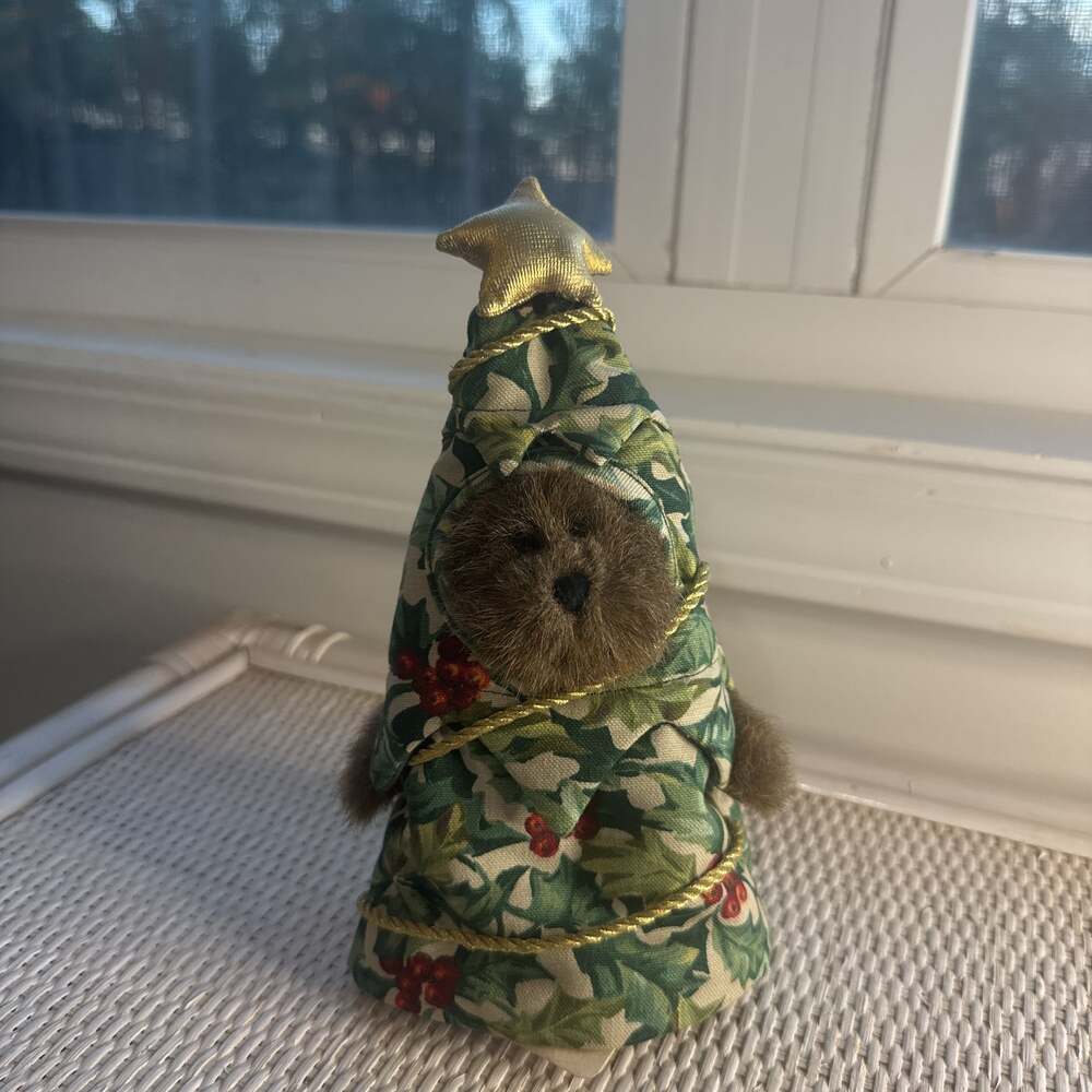Boyds Bears Holly Jolly Peeker- #993634 Ltd Edition Longaberger  9" Christmas